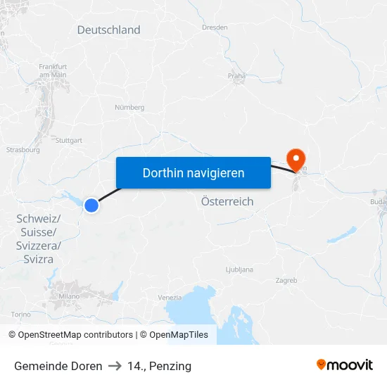 Gemeinde Doren to 14., Penzing map