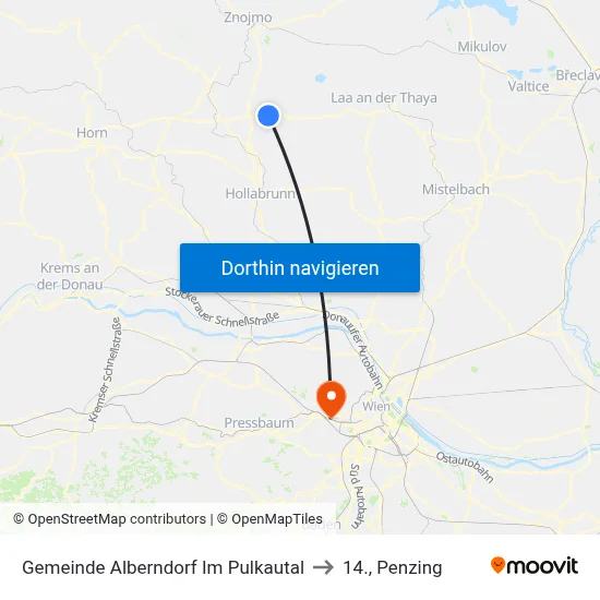 Gemeinde Alberndorf Im Pulkautal to 14., Penzing map