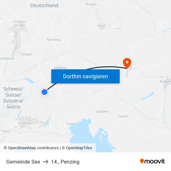 Gemeinde See to 14., Penzing map