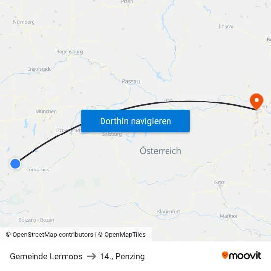 Gemeinde Lermoos to 14., Penzing map