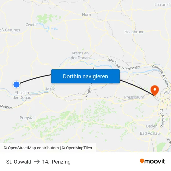 St. Oswald to 14., Penzing map