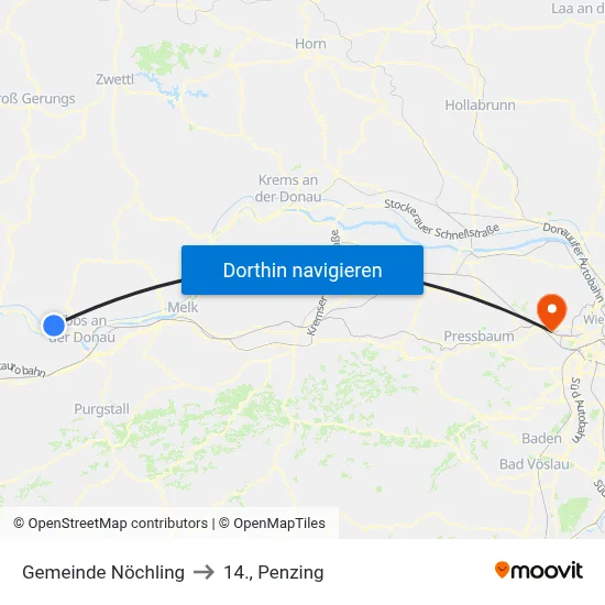 Gemeinde Nöchling to 14., Penzing map