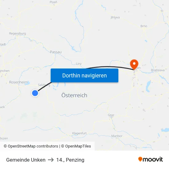 Gemeinde Unken to 14., Penzing map