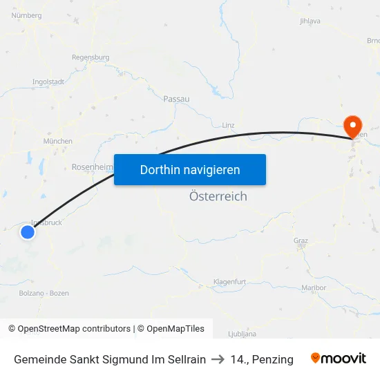 Gemeinde Sankt Sigmund Im Sellrain to 14., Penzing map