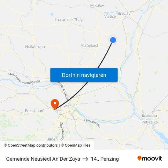Gemeinde Neusiedl An Der Zaya to 14., Penzing map