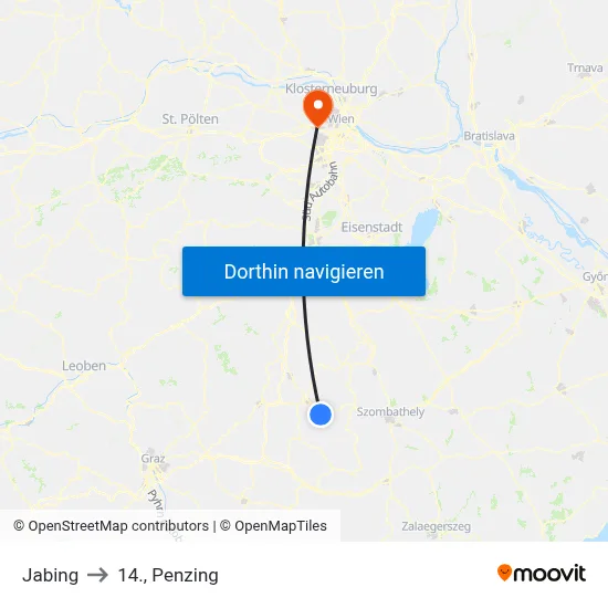 Jabing to 14., Penzing map