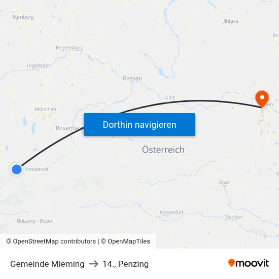 Gemeinde Mieming to 14., Penzing map