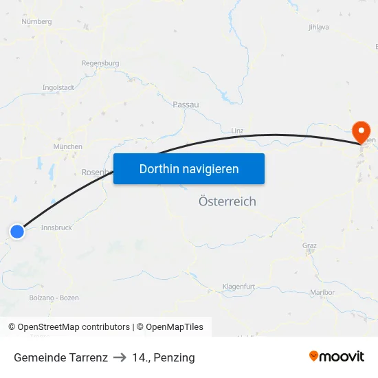 Gemeinde Tarrenz to 14., Penzing map