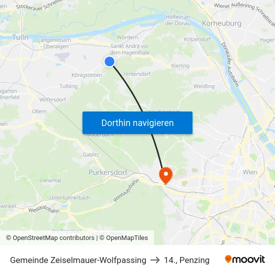Gemeinde Zeiselmauer-Wolfpassing to 14., Penzing map