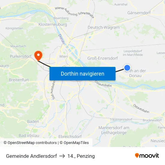 Gemeinde Andlersdorf to 14., Penzing map