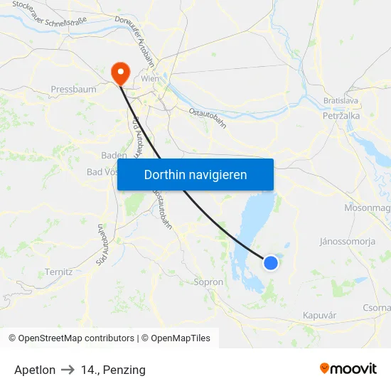 Apetlon to 14., Penzing map