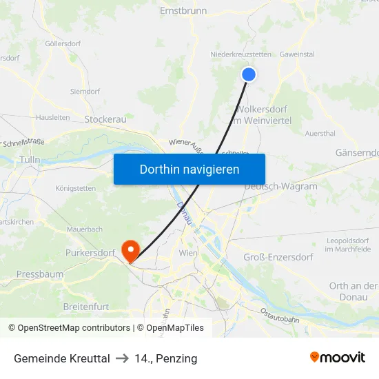 Gemeinde Kreuttal to 14., Penzing map