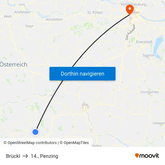 Brückl to 14., Penzing map