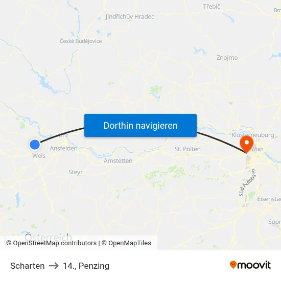 Scharten to 14., Penzing map