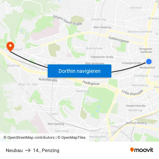 Neubau to 14., Penzing map
