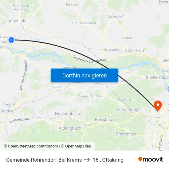 Gemeinde Rohrendorf Bei Krems to 16., Ottakring map