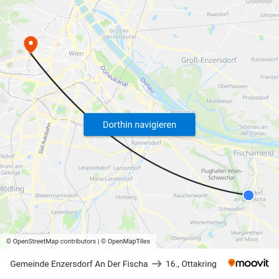 Gemeinde Enzersdorf An Der Fischa to 16., Ottakring map