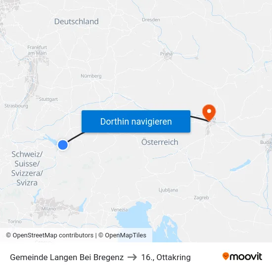 Gemeinde Langen Bei Bregenz to 16., Ottakring map