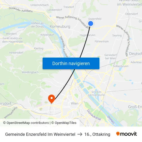Gemeinde Enzersfeld Im Weinviertel to 16., Ottakring map