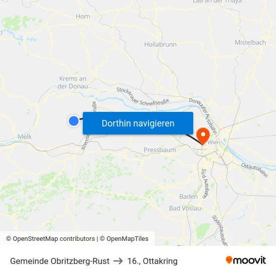 Gemeinde Obritzberg-Rust to 16., Ottakring map