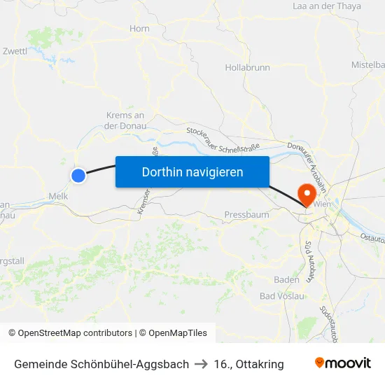 Gemeinde Schönbühel-Aggsbach to 16., Ottakring map