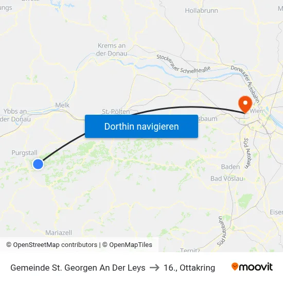 Gemeinde St. Georgen An Der Leys to 16., Ottakring map