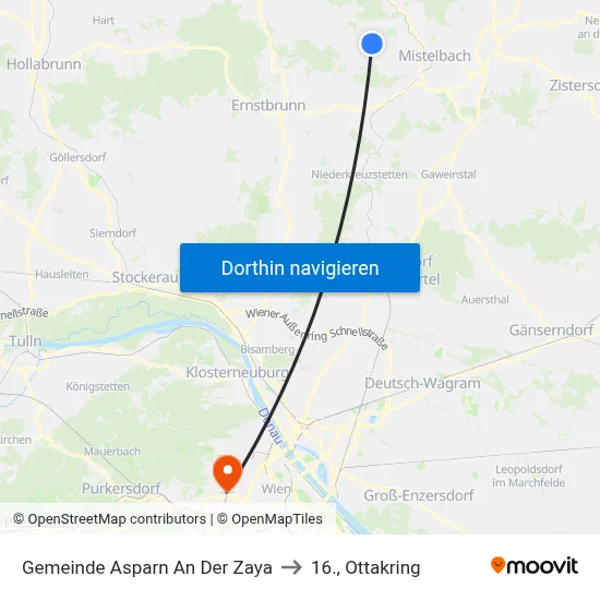 Gemeinde Asparn An Der Zaya to 16., Ottakring map