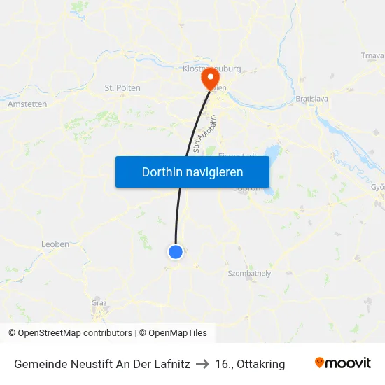 Gemeinde Neustift An Der Lafnitz to 16., Ottakring map