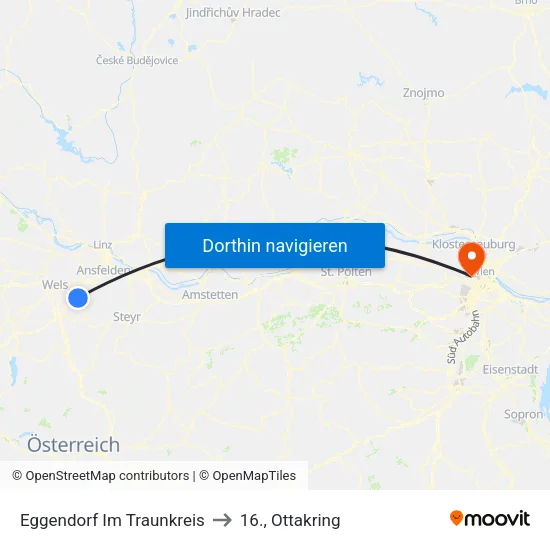 Eggendorf Im Traunkreis to 16., Ottakring map