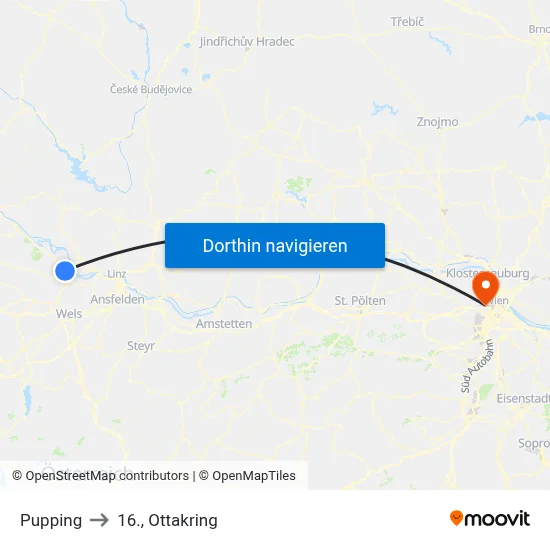 Pupping to 16., Ottakring map