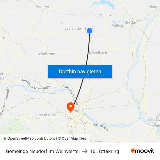 Gemeinde Neudorf Im Weinviertel to 16., Ottakring map
