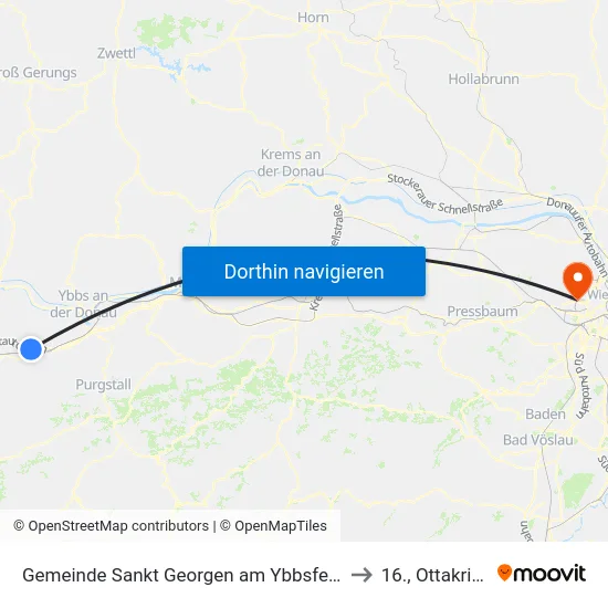 Gemeinde Sankt Georgen am Ybbsfelde to 16., Ottakring map