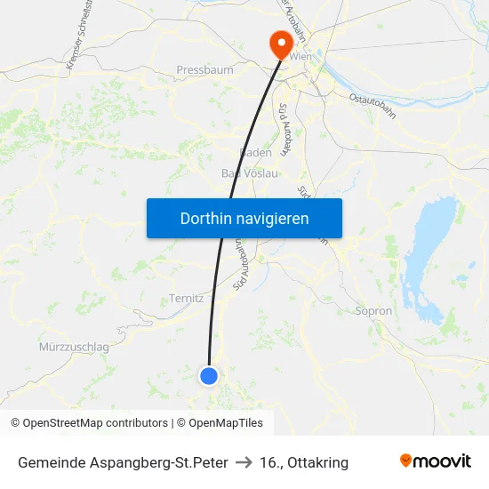 Gemeinde Aspangberg-St.Peter to 16., Ottakring map