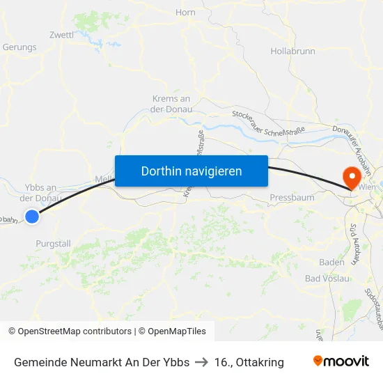 Gemeinde Neumarkt An Der Ybbs to 16., Ottakring map