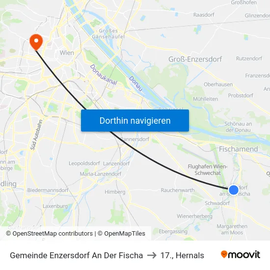 Gemeinde Enzersdorf An Der Fischa to 17., Hernals map
