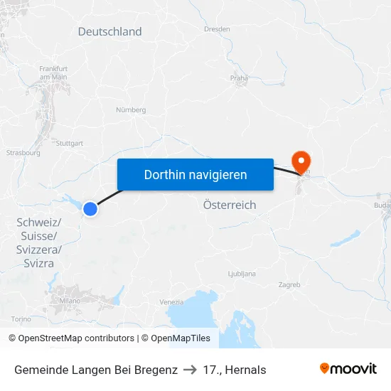 Gemeinde Langen Bei Bregenz to 17., Hernals map