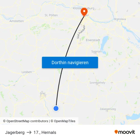 Jagerberg to 17., Hernals map