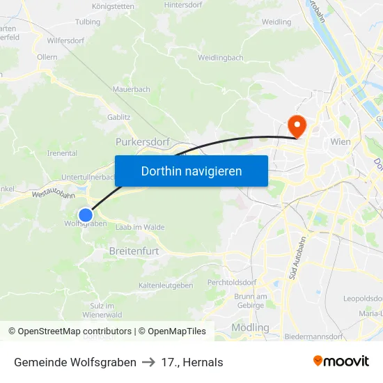 Gemeinde Wolfsgraben to 17., Hernals map