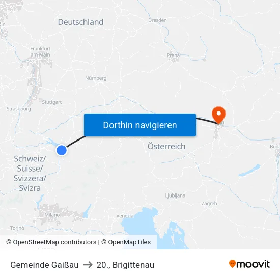 Gemeinde Gaißau to 20., Brigittenau map