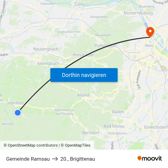 Gemeinde Ramsau to 20., Brigittenau map