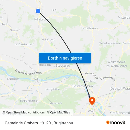 Gemeinde Grabern to 20., Brigittenau map