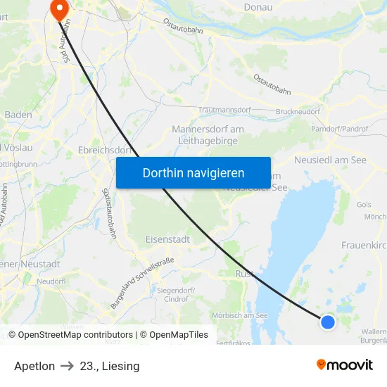 Apetlon to 23., Liesing map