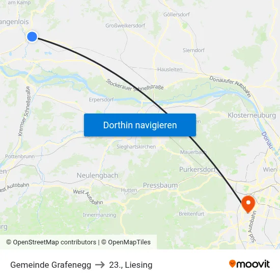 Gemeinde Grafenegg to 23., Liesing map
