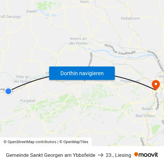 Gemeinde Sankt Georgen am Ybbsfelde to 23., Liesing map