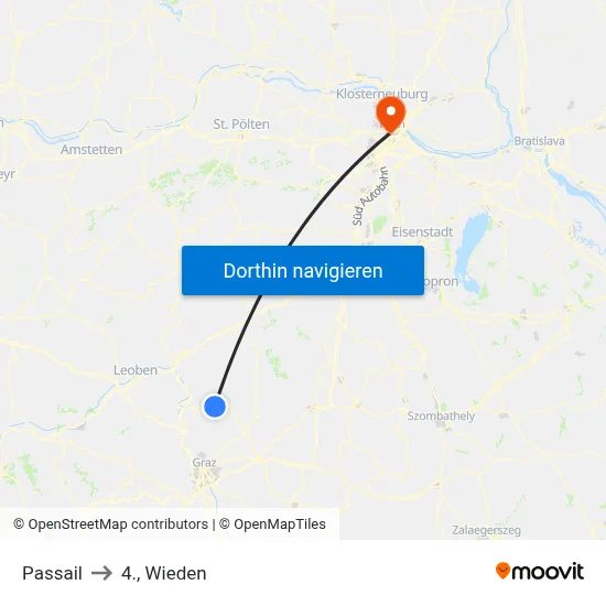 Passail to 4., Wieden map