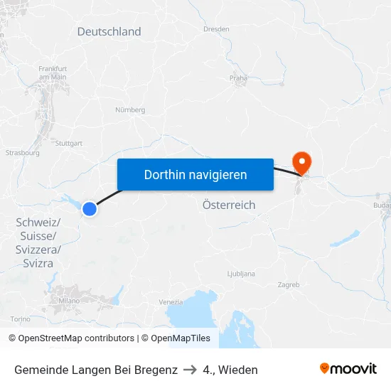 Gemeinde Langen Bei Bregenz to 4., Wieden map
