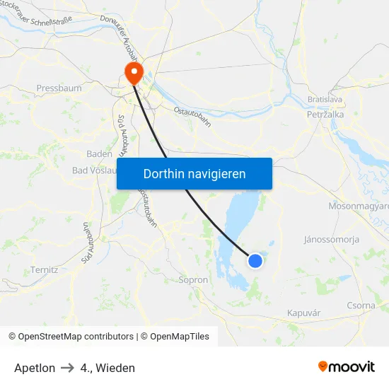 Apetlon to 4., Wieden map