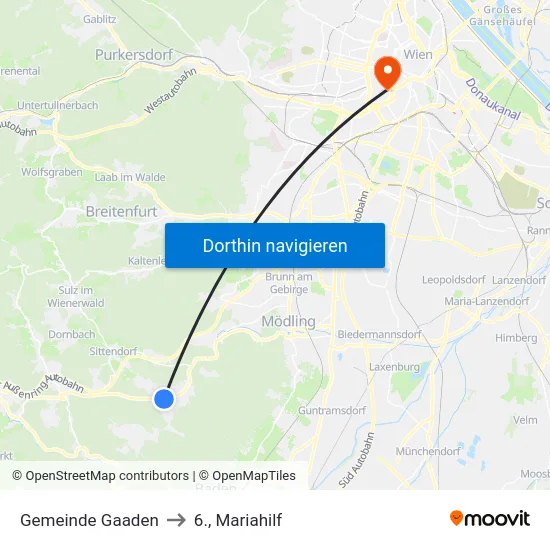 Gemeinde Gaaden to 6., Mariahilf map