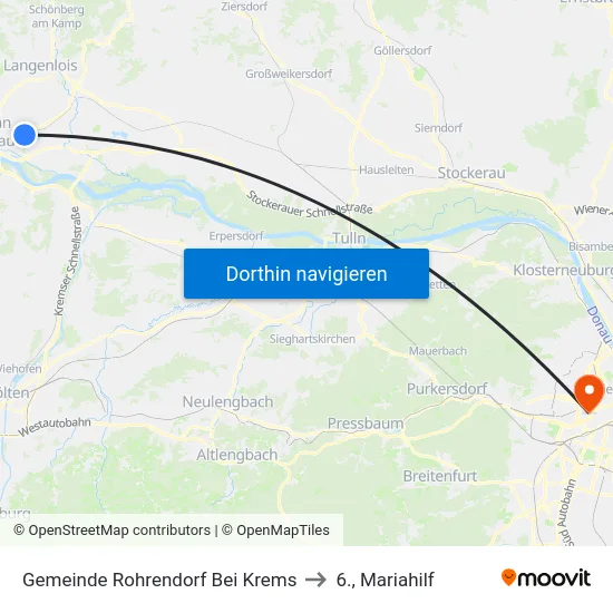 Gemeinde Rohrendorf Bei Krems to 6., Mariahilf map