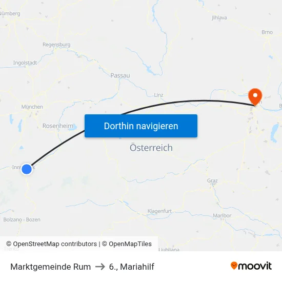 Marktgemeinde Rum to 6., Mariahilf map